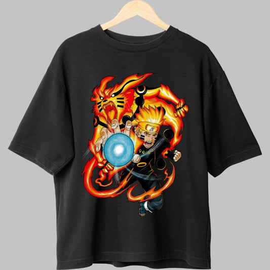 Tricou Naruto Ninja Legacy negru fata