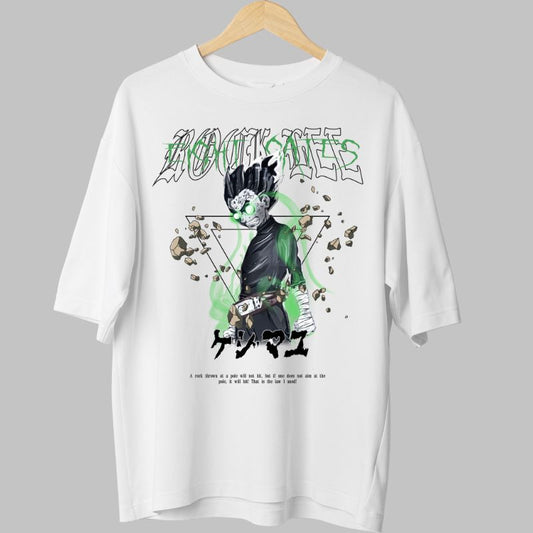 Tricou Naruto Rock Lee Kenmayu alb fata