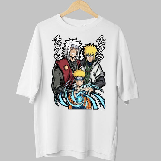 Tricou Naruto Special Family alb fata
