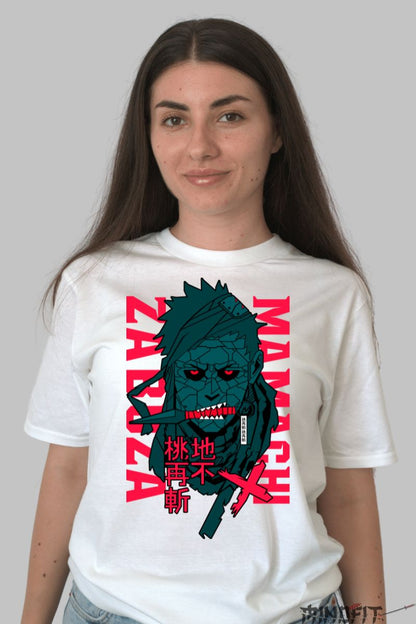 Tricou Naruto Zabuza Momochi dama alb fata