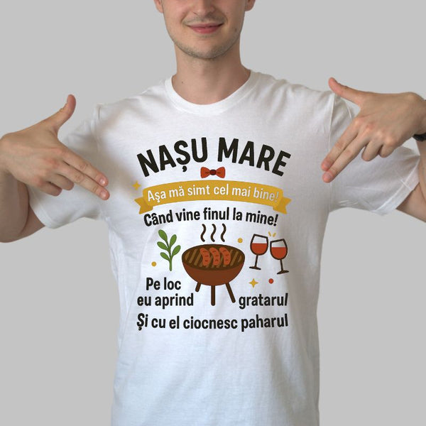 Tricou Nasu Mare -Asa Ma Simt Cel Mai Bine