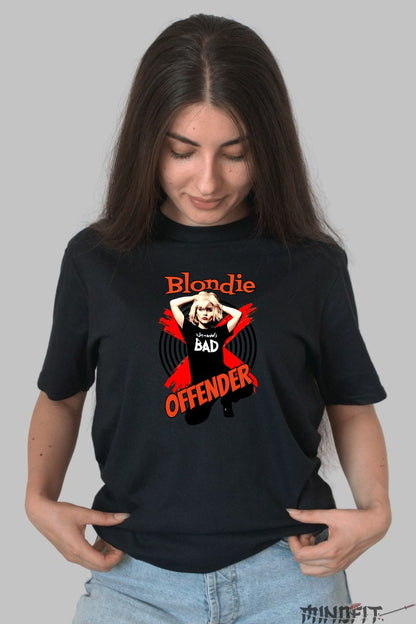 Tricou Rock Blondie Bad Offender dama negru