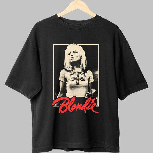 Tricou Rock Blondie Debbie Harry Camp Funtime fata negru
