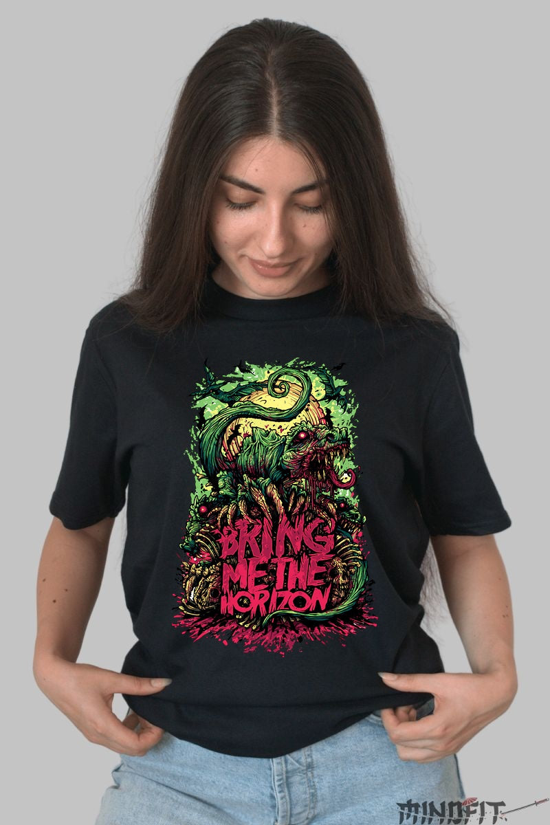Tricou Rock Bring Me The Horizon Toxic Beast dama negru