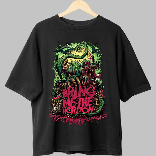 Tricou Rock Bring Me The Horizon Toxic Beast fata negru