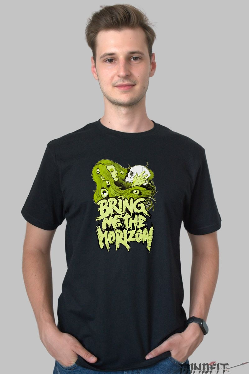 Tricou Rock Bring Me The Horizon Toxic Skull barbat negru