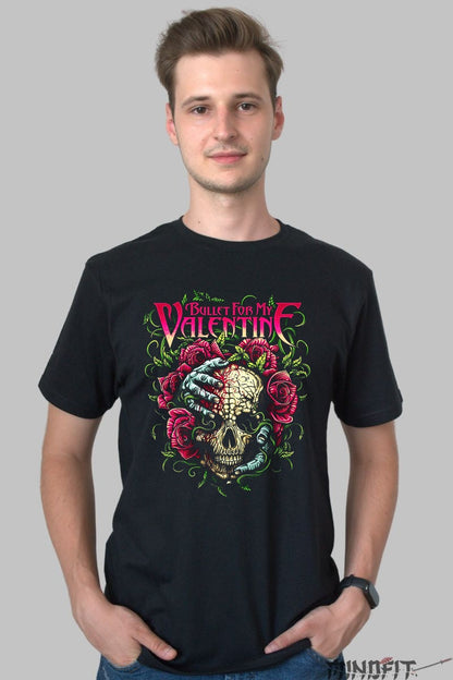 Tricou Rock Bullet For My Valentine Deadly Roses barbat negru