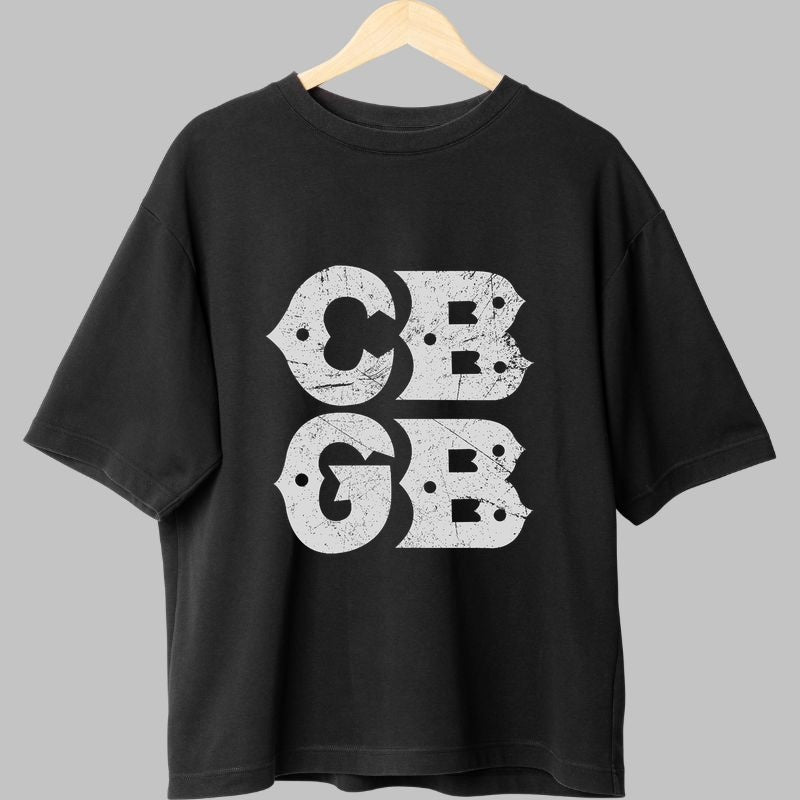 Tricou Rock CBGB Classic Bold fata negru