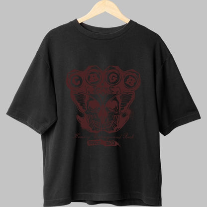 Tricou Rock CBGB Dark Skull fata negru