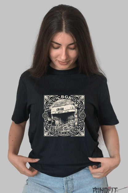 Tricou Rock – CBGB Iconic Front dama negru