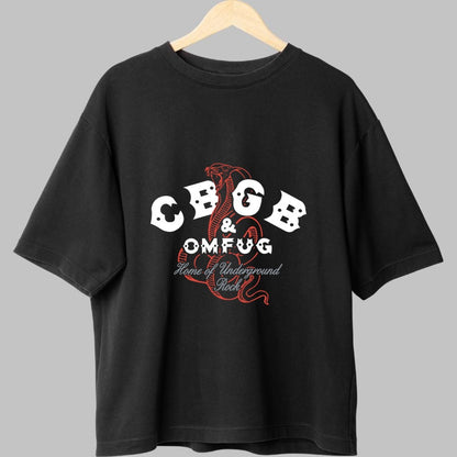Tricou Rock CBGB Snake Underground fata negru