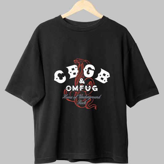 Tricou Rock CBGB Snake Underground fata negru