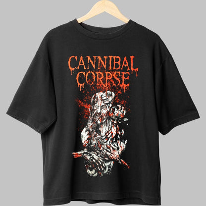 Tricou Rock Cannibal Corpse Death Metal fata negru