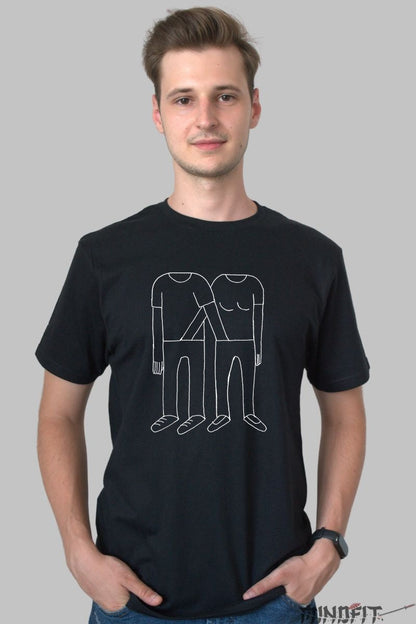 Tricou Rock – Minimal Love Sketch barbat negru