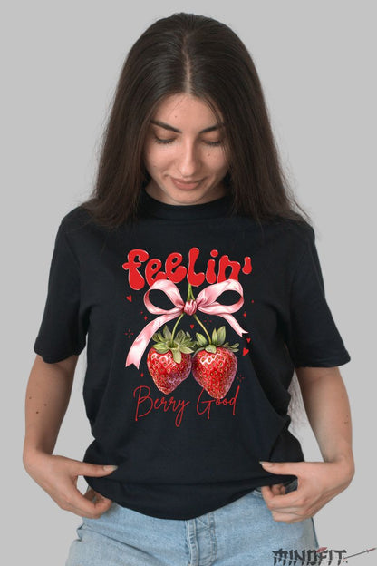 Tricou Vara Berry Good dama negru fata