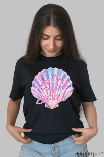 Tricou Vara Salty Soul dama negru fata