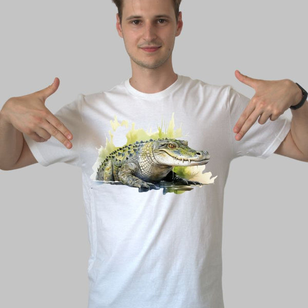 Tricou cu Crocodil in Natura