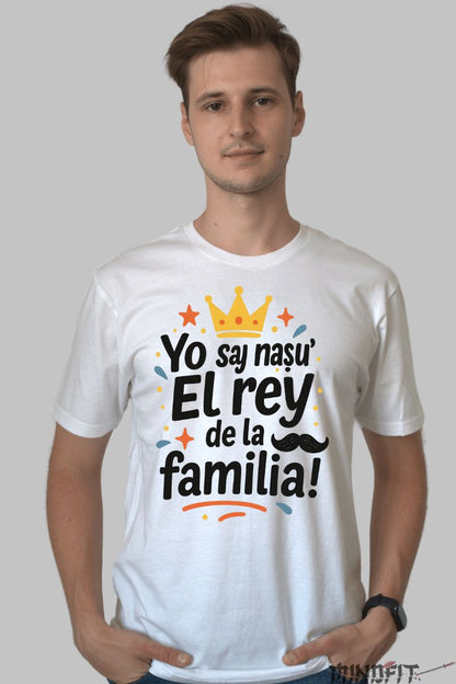Tricou cu Mesaj Amuzant Yo Say Nasu barbat alb fata