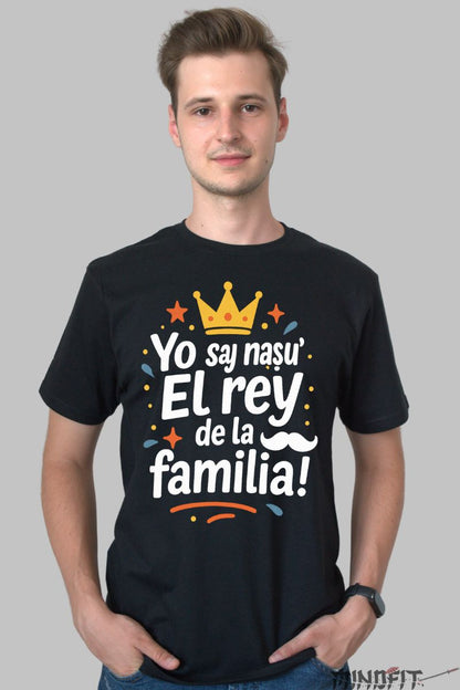 Tricou cu Mesaj Amuzant Yo Say Nasu barbat negru fata