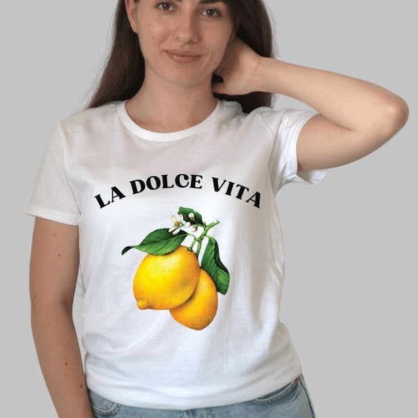 Tricou cu Lamai "La dolce vita"