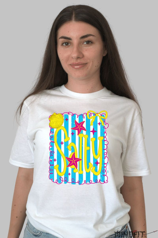Tricou de Vara Salty dama alb fata