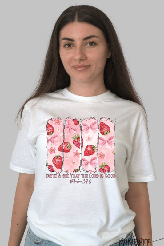 Tricou de Vara Taste and See dama alb fata
