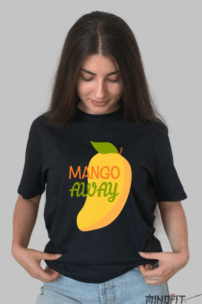 Tricou mango dama negru fata