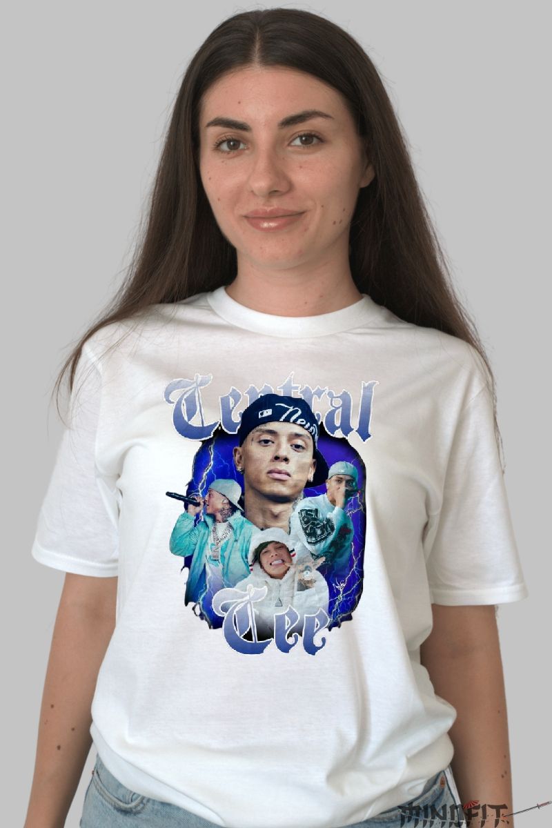 Tricou personalizat central cee dama alb fata