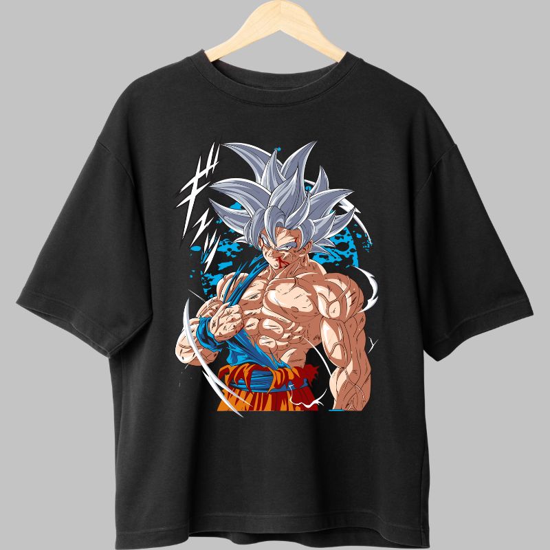 Tricou Anime Dragon Ball Son Goku Pure Energy negru fata