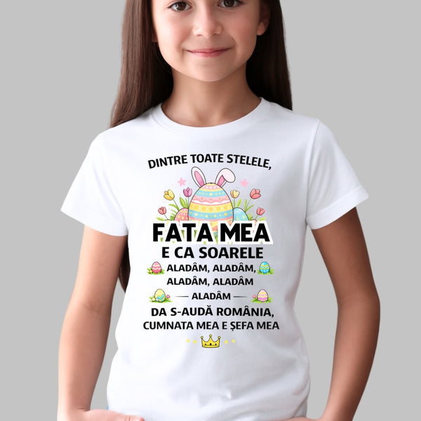 Tricou De Paste Copil Fata Mea Si Baiatul Meu – Dintre Toate Stelele