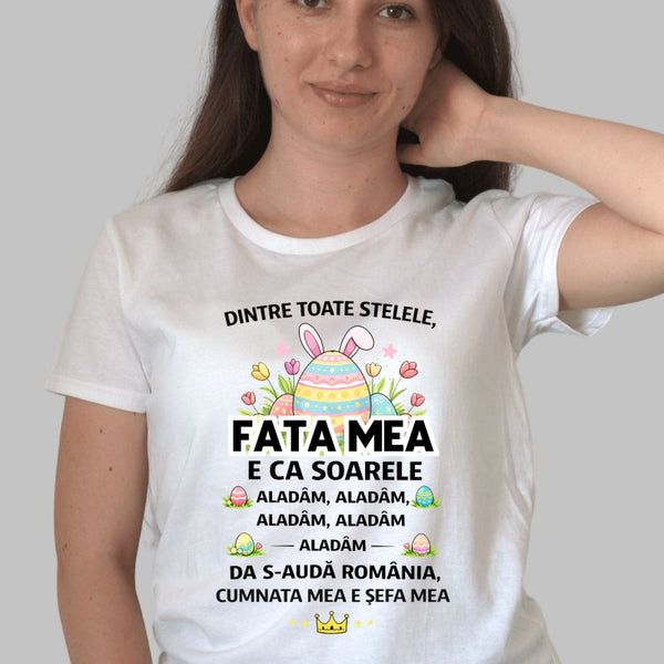 Tricou De Paste Fata Mea Si Baiatul Meu – Dintre Toate Stelele