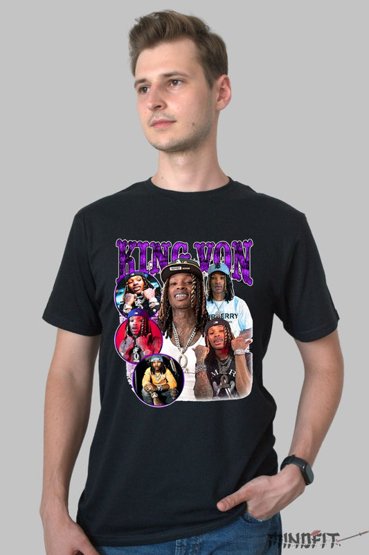 Tricou_King_Von_barbat_negru