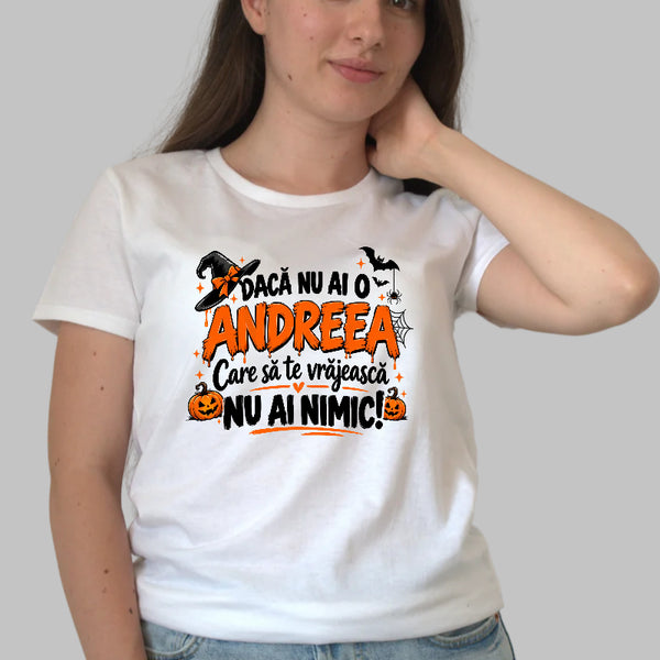 Tricou Personalizat Cu Nume-Halloween