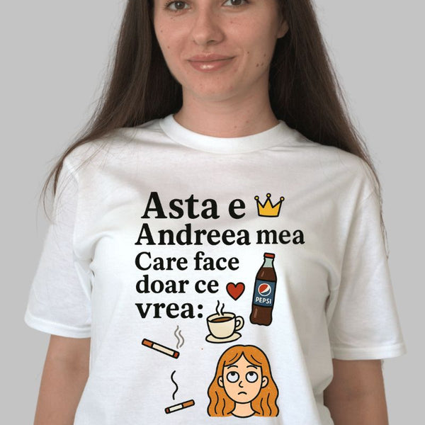 Tricou Personalizat Cu Nume - Vicii