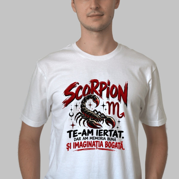 Tricou Amuzant - Scorpion Cu Memoria Buna