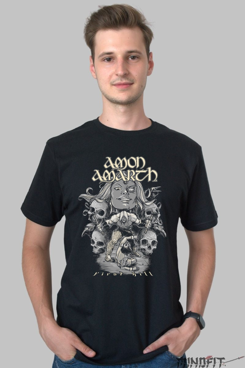 Tricou Amon Amarth - First Kill Edition barbat negru
