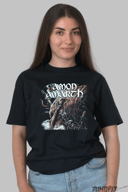 Tricou Amon Amarth - Viking Metal Legacy dama negru