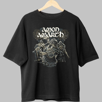 Tricou Amon Amarth - Viking Warrior Design fata negru
