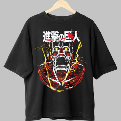 Tricou Anime Attack on Titan - Colossal Titan Descatusat Fata