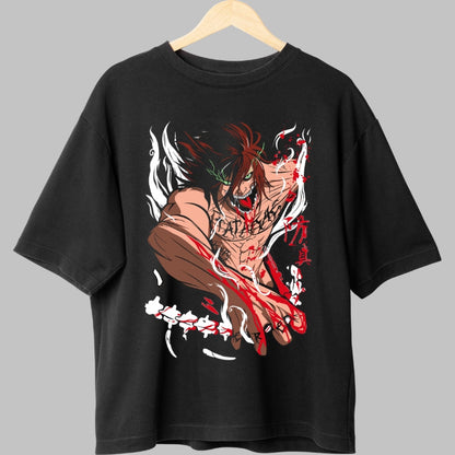 Tricou Anime Attack Titan - Eren Forta Primordiala Fata