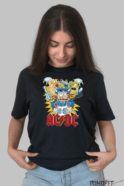 Tricou Anime Dark Fantasy - Spiritul Umbrei si Haosul Tentaculelor dama negru