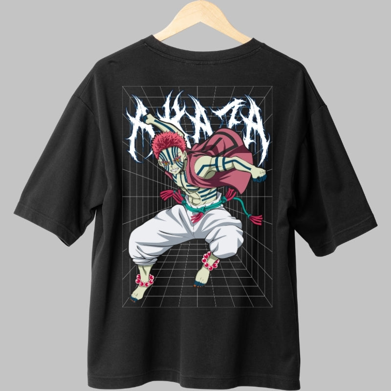 Tricou Anime Demon Slayer - Akaza Supreme Spate