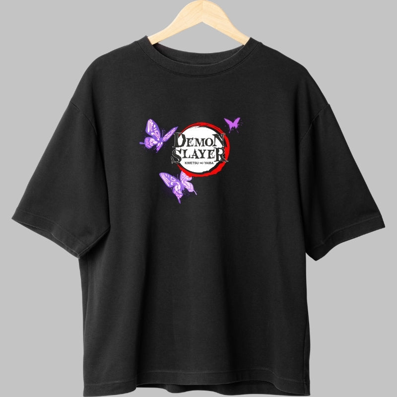 Tricou Anime Demon Slayer - Fluture Shinobu Fata