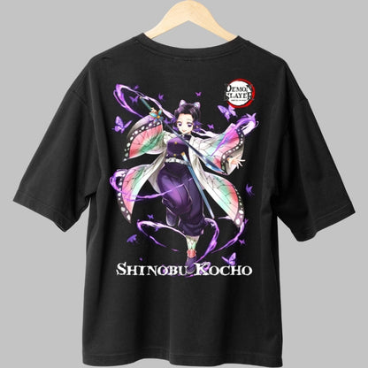 Tricou Anime Demon Slayer - Fluture Shinobu Spate