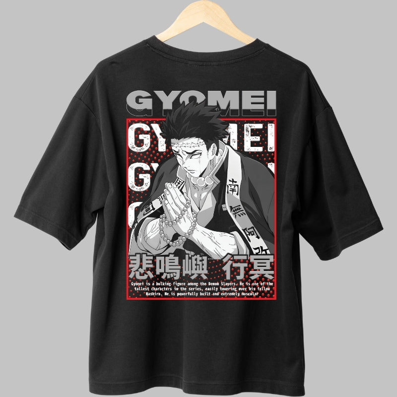 Tricou Anime Demon Slayer - Gyomei Hashira Zen Spate