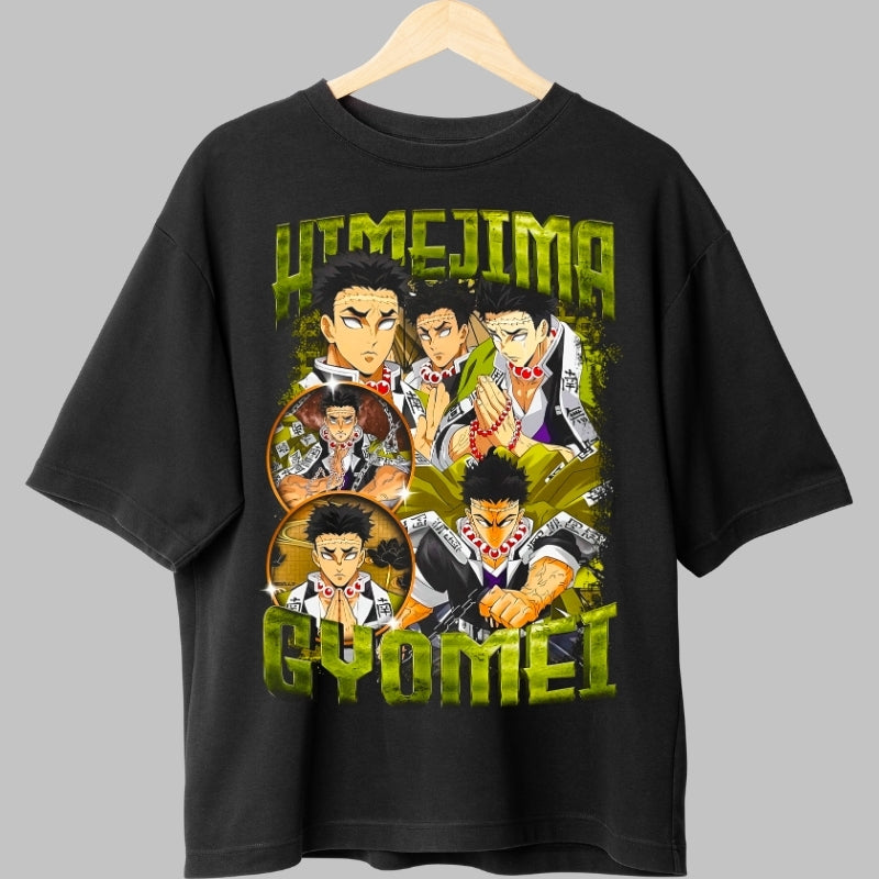 Tricou Anime Demon Slayer - Gyomei Himejima Pillar Mode fata