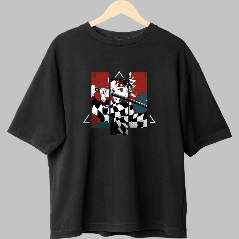 Tricou Anime Demon Slayer - Kamado Tanjiro Style Fata