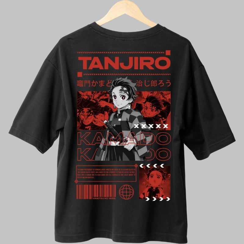 Tricou Anime Demon Slayer - Kamado Tanjiro Style Spate