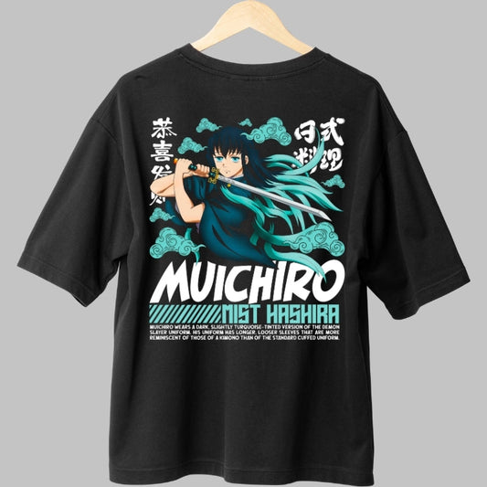 Tricou Anime Demon Slayer - Mist Hashira Muichiro Spate