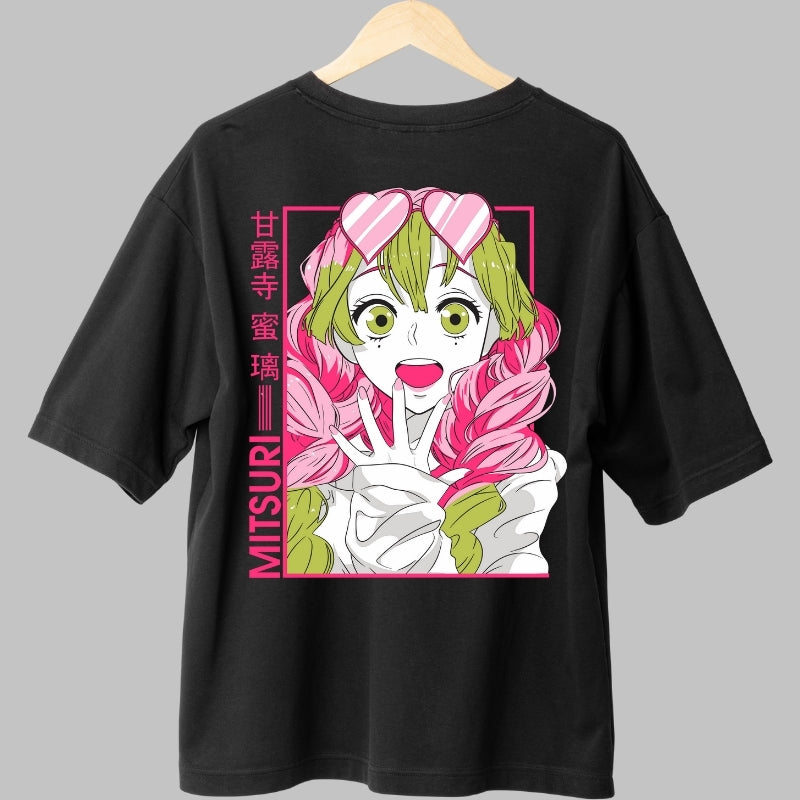Tricou Anime Demon Slayer - Mitsuri Love Hashira Fata